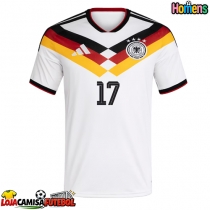 Camisa de Futebol Alemanha Florian Wirtz #17 Equipamento Principal Mundo 2026 Manga Curta